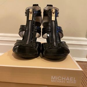 Michael Kors Zip-up heels size 8 1/2